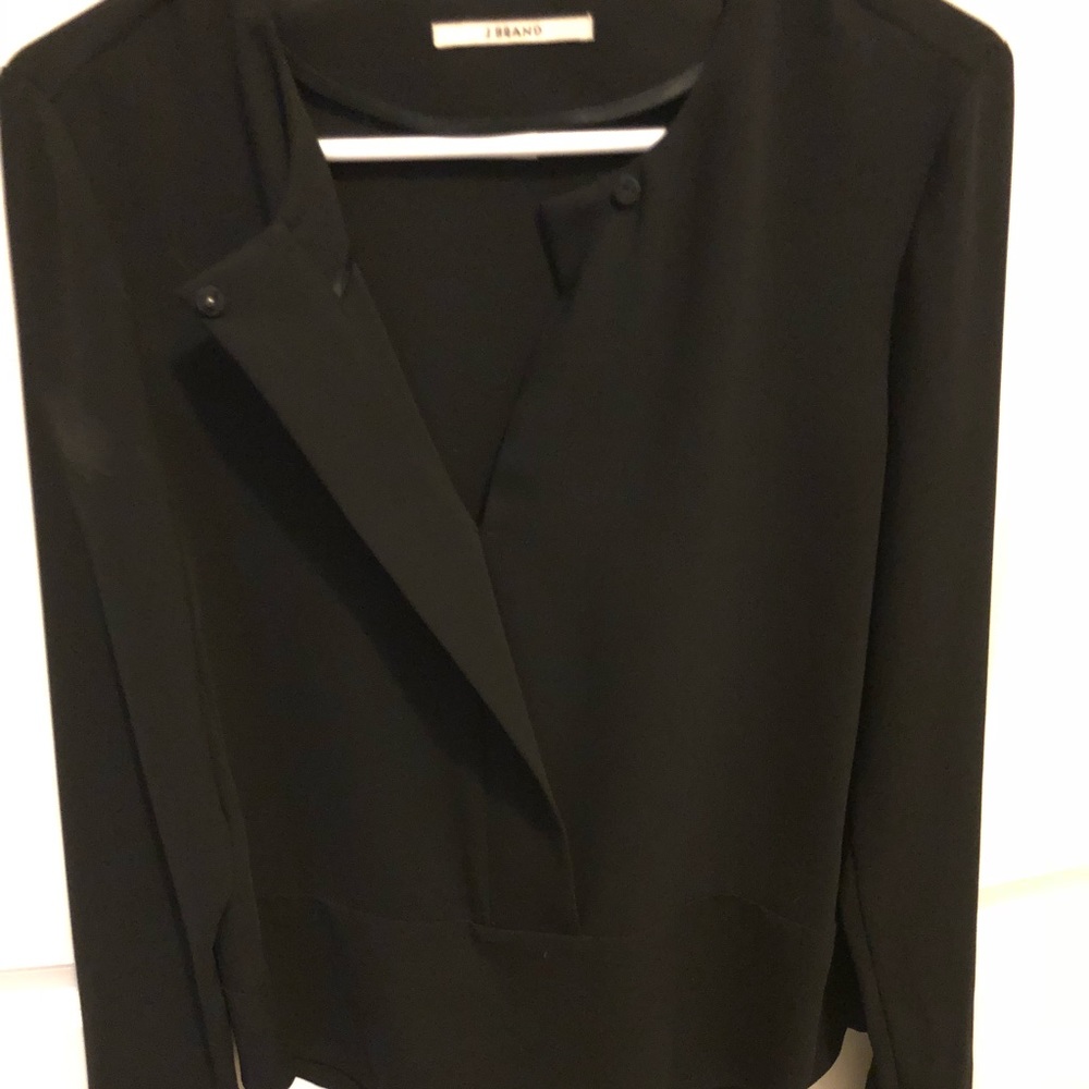 J Brand black blouse